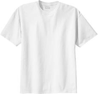 5930 - White 50/50 Blend 1st Quality T-Shirts