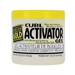 AG-00501 15.25oz African Gold Curl Activator Gel (12/case)