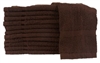 Brown 22"x44" Bath Towels - 6 lbs