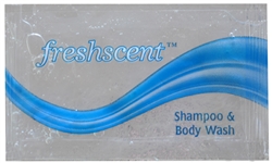 FSP - Freshscent .34oz Shampoo/Body Wash Clear Packets