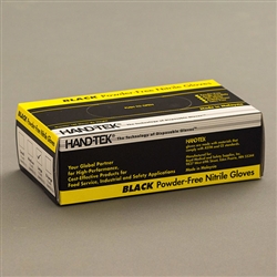Black Nitrile Powder Free Exam Gloves