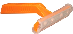 SBSHR - Orange Single Blade Short Handle Razor