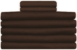 Brown 54"x90" Flat Sheets T-130