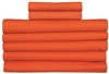 Orange 54"x90" Flat Sheets T-130, 5 Dozen