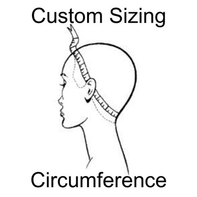 Any Wig Custom Sizing Service For Hand Tied Caps