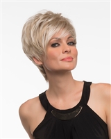 Short Wig with Long Side Swept Bangs (Large) - Envy's Shari