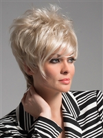 Short Stylish Wig with Long Side Swept Bangs - Shari by Envy
