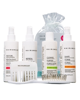 HairUWear Synthetic Hair Care Kit - Full Size
