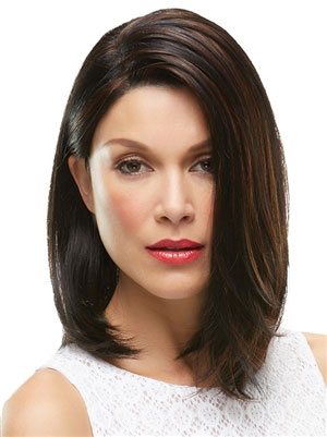 Karlie by Jon Renau - Shoulder Length Mono Top Synthetic Wig