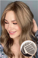 Heather by Newtimes Hair ~ 100% Remy Human Hair - 100% Hand-Tied cap