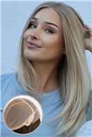 Melody by Newtimes Hair ~ 100% Remy Human Hair - 100% Hand-Tied cap