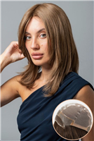 Natalie by Newtimes Hair ~ 100% Remy Human Hair - 100% Hand-Tied cap