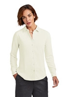 Brooks Brothers Womenâ€™s Full-Button Satin Blouse