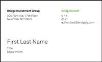 Bridge Investment Group - NY