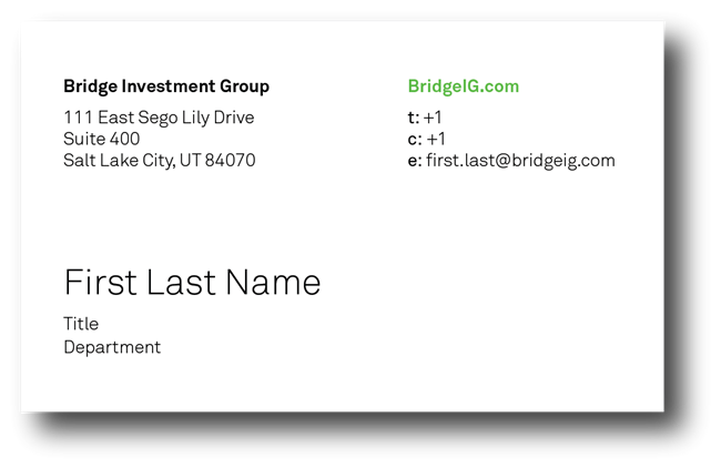 Bridge Investment Group - SLC