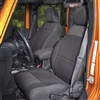 Rugged Ridge Seat Cover Kit Black (Part # 13295.01)