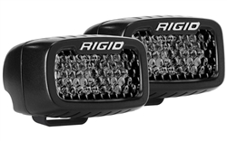 RIGID 902513BLK SR-M Series PRO Midnight Edition LED Lights - Pair