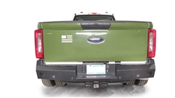 Fab Fours FS23-RT5950 Red Steel Rear Bumper For 23-24 Ford Super Duty