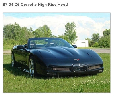 1997, 1998, 1999, 2000, 2001, 2002, 2003, 2004 Chevy Corvette C5 HighRise Hood RK Sport 04011110