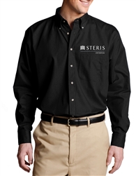 Men's Long Sleeve Poplin Dress Shirt