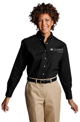 Ladies Long Sleeve Poplin Dress Shirt
