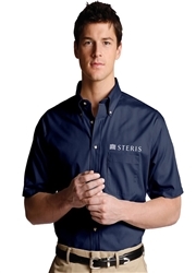 MENS SHORT SLEEVE POPLIN SHIRT