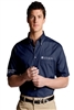 MENS TALL SHORT SLEEVE POPLIN SHIRT