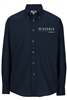 Mens Navy Long Sleeve Poplin Shirt