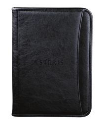 Executive DuraHyde Zippered Padfolio with Paper
