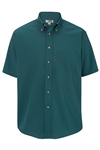 Men's Teal Short Sleeve Poplin Shirt CLOSEOUT