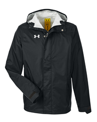 Men's Black Under Armour Ace Rain Jacket CLOSEOUT