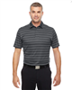 Men's Grey Under Armour Tech Stripe Polo CLOSEOUT