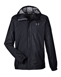 Black Men's Under Armour Bora Rain Jacket CLOSEOUT