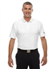 Men's White Under Armour Corporate Tech Polo CLOSEOUT