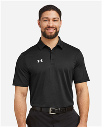 Women's Black Under Armour Tech Polo CLOSEOUT