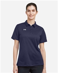 Women's Midnight Navy Under Armour Tech Polo CLOSEOUT