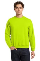 Neon Yellow Gildan Heavy Blend Crewneck Sweatshirt CLOSEOUT