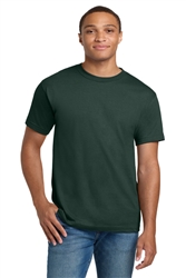 Hanes Deep Forest Green 100% Cotton Short Sleeve T-Shirt CLOSEOUT