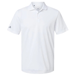 Adidas White Men's Basic Sport Polo CLOSEOUT