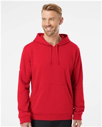 Red Unisex Adidas Fleece Hooded Sweatshirt CLOSEOUT