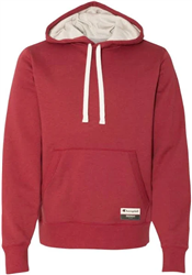 Red Champion Sueded Fleece Pullover Hoodie CLOSEOUT