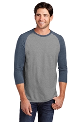 Navy Frost/Grey Frost District Perfect Tri 3/4 Sleeve Raglan CLOSEOUT