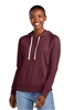 Women's Maroon Heather District Re-Fleece Hoodie CLOSEOUT