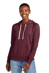 Women's Maroon Heather District Re-Fleece Hoodie CLOSEOUT