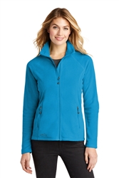 Eddie Bauer Peak Blue Women's Full Zip Microfleece Jacket CLOSEOUT