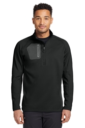 Men's Black Eddie Bauer 1/2-Zip Performance Fleece CLOSEOUT