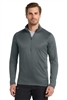Men's Eddie Bauer Grey Smooth Fleece 1/2-Zip CLOSEOUT