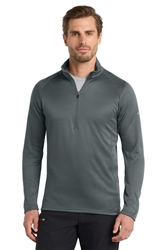 Men's Eddie Bauer Grey Smooth Fleece 1/2-Zip CLOSEOUT