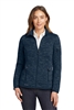 Women's Navy Eddie Bauer Women's Sweater Fleece Full-Zip CLOSEOUT