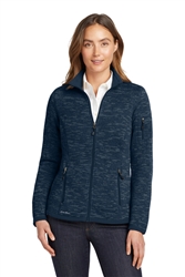 Women's Navy Eddie Bauer Women's Sweater Fleece Full-Zip CLOSEOUT